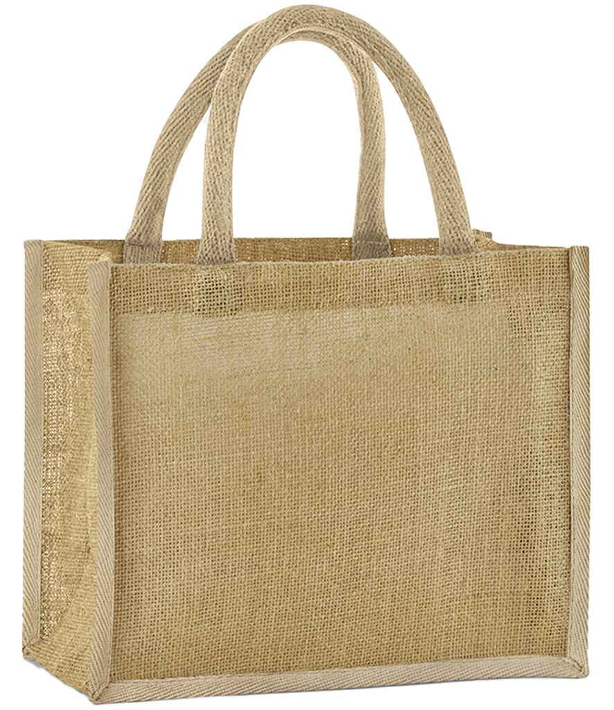 Westford Mill W473 Westford Mill Natural Starched Jute Midi Tote Bag - COOZO