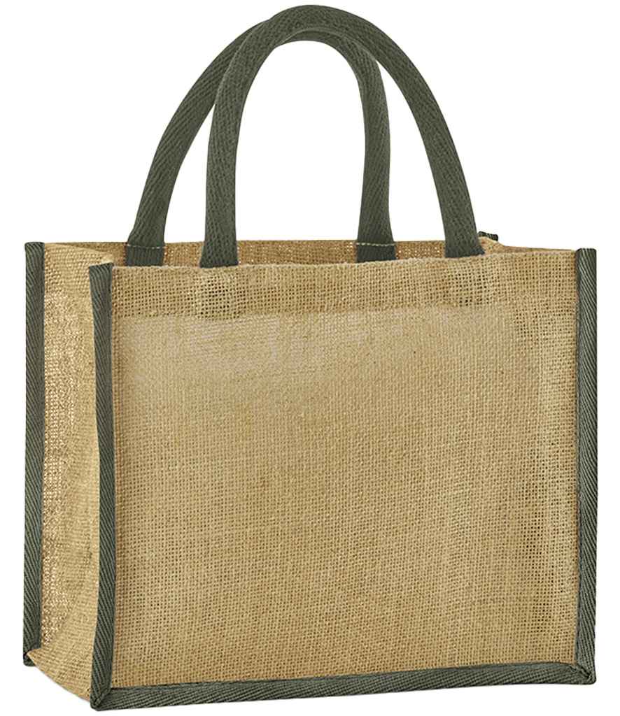 Westford Mill W473 Westford Mill Natural Starched Jute Midi Tote Bag - COOZO