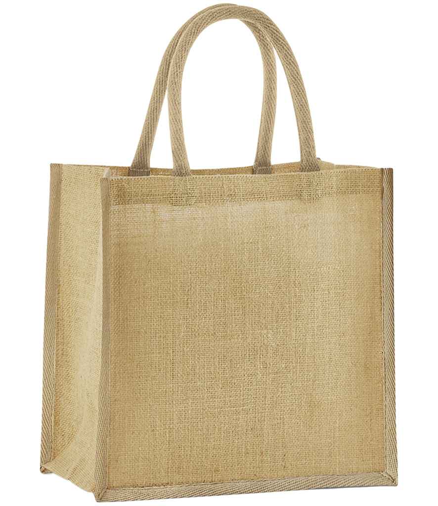 Westford Mill W477 Westford Mill Natural Starched Jute Mini Gift Bag - COOZO