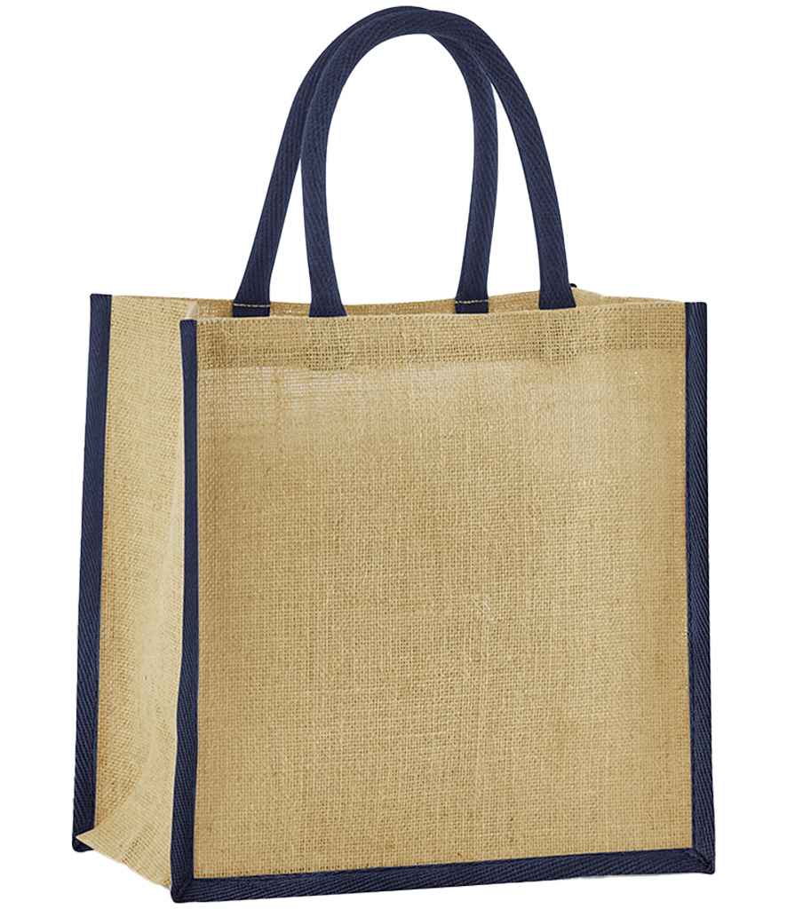 Westford Mill W477 Westford Mill Natural Starched Jute Mini Gift Bag - COOZO