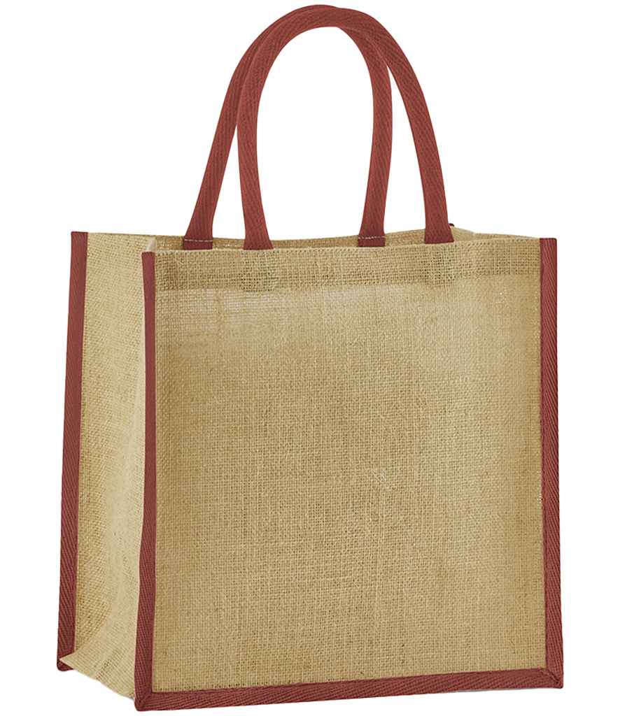 Westford Mill W477 Westford Mill Natural Starched Jute Mini Gift Bag - COOZO