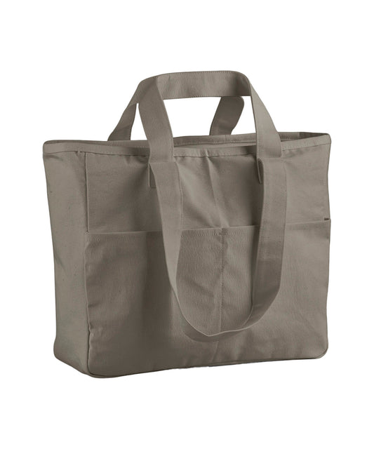 Westford Mill W604 Double Handle Cargo Pocket Tote - COOZO