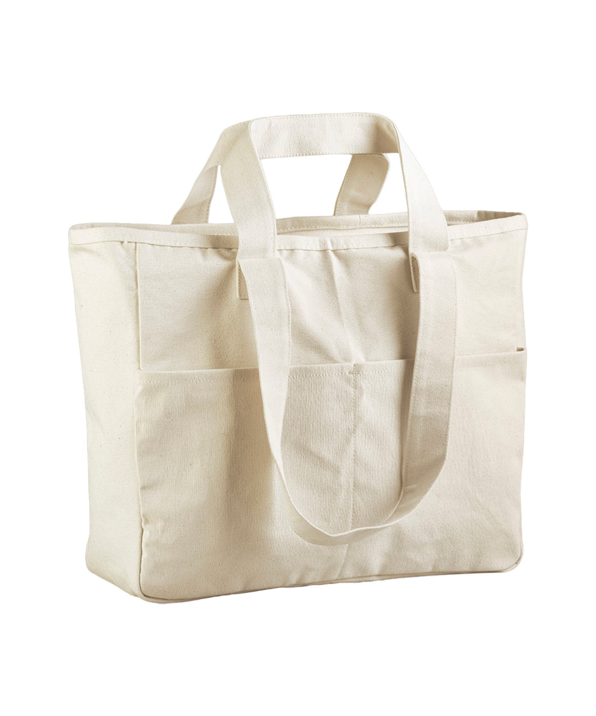 Westford Mill W604 Double Handle Cargo Pocket Tote