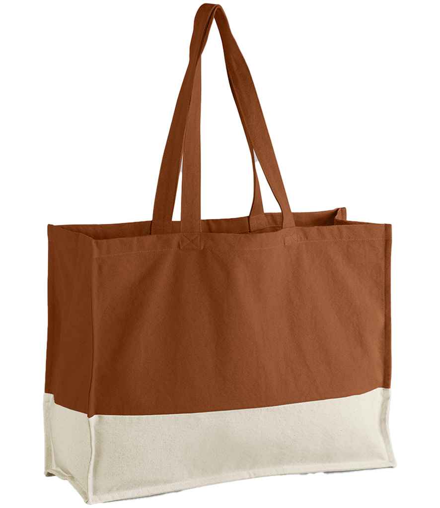 Westford Mill W858 EarthAware Organic Contrast Shopper - COOZO