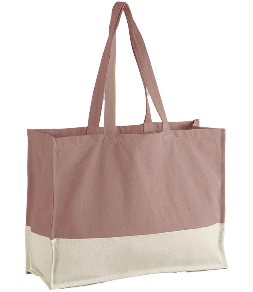 Westford Mill W858 EarthAware Organic Contrast Shopper - COOZO