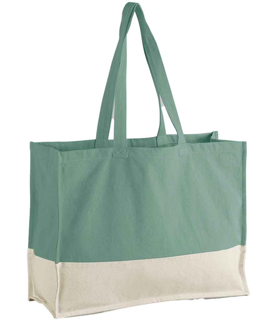 Westford Mill W858 EarthAware Organic Contrast Shopper - COOZO