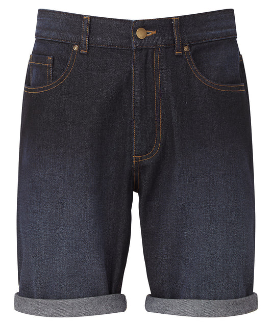 Wombat WB908 Men’s denim shorts 100% Cotton Washed denim effect - COOZO
