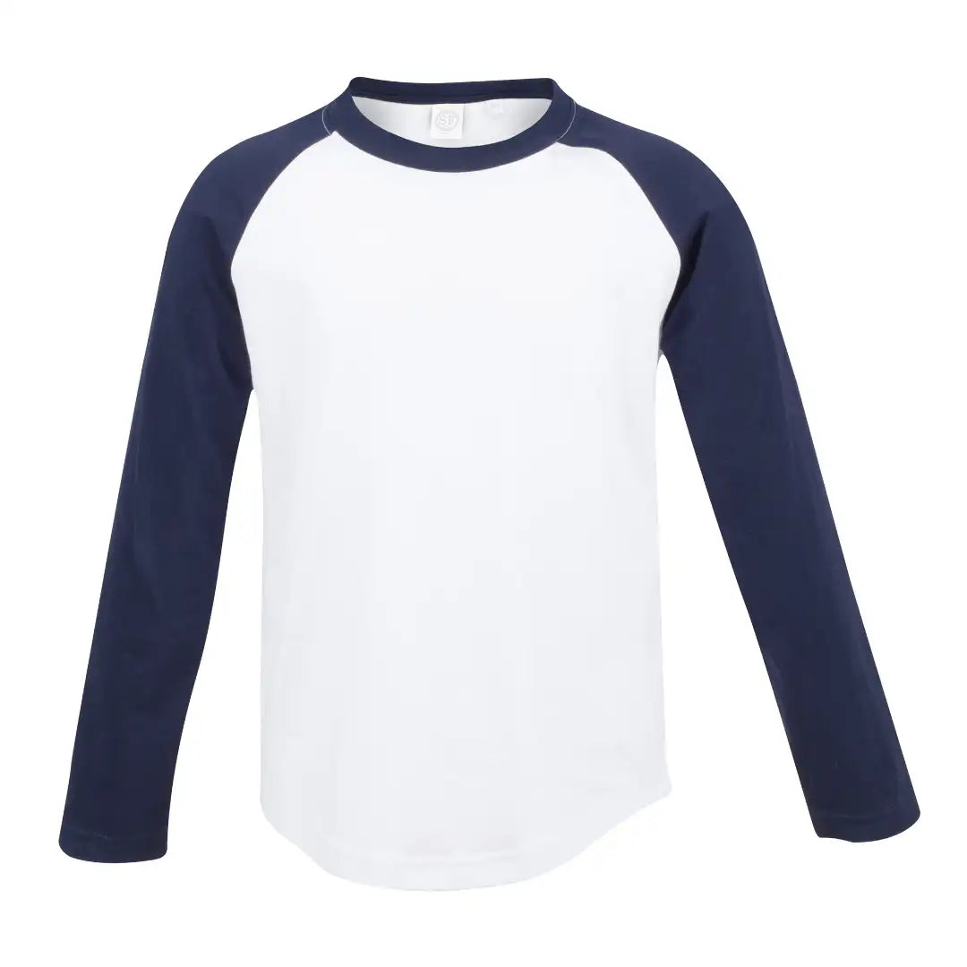 COOZO-Skinnifit Minni Kids Long Sleeve Baseball T-Shirt (SM271)