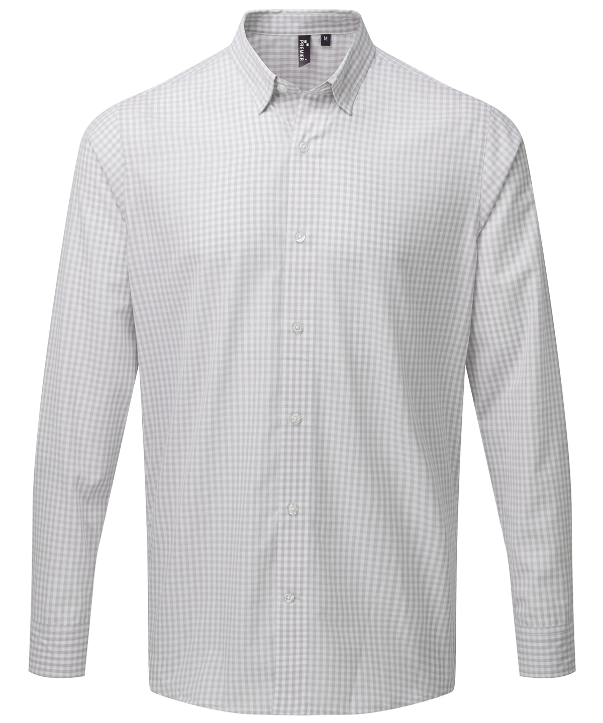 Premier PR252 Men Maxton check long sleeve shirt - COOZO