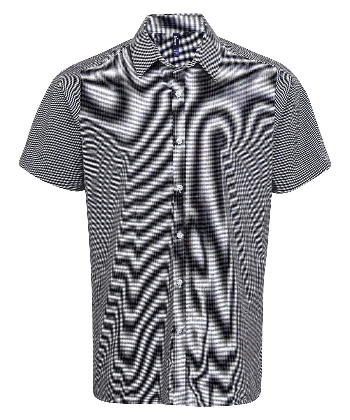 Premier PR221 Gingham Short Sleeve Shirt - COOZO