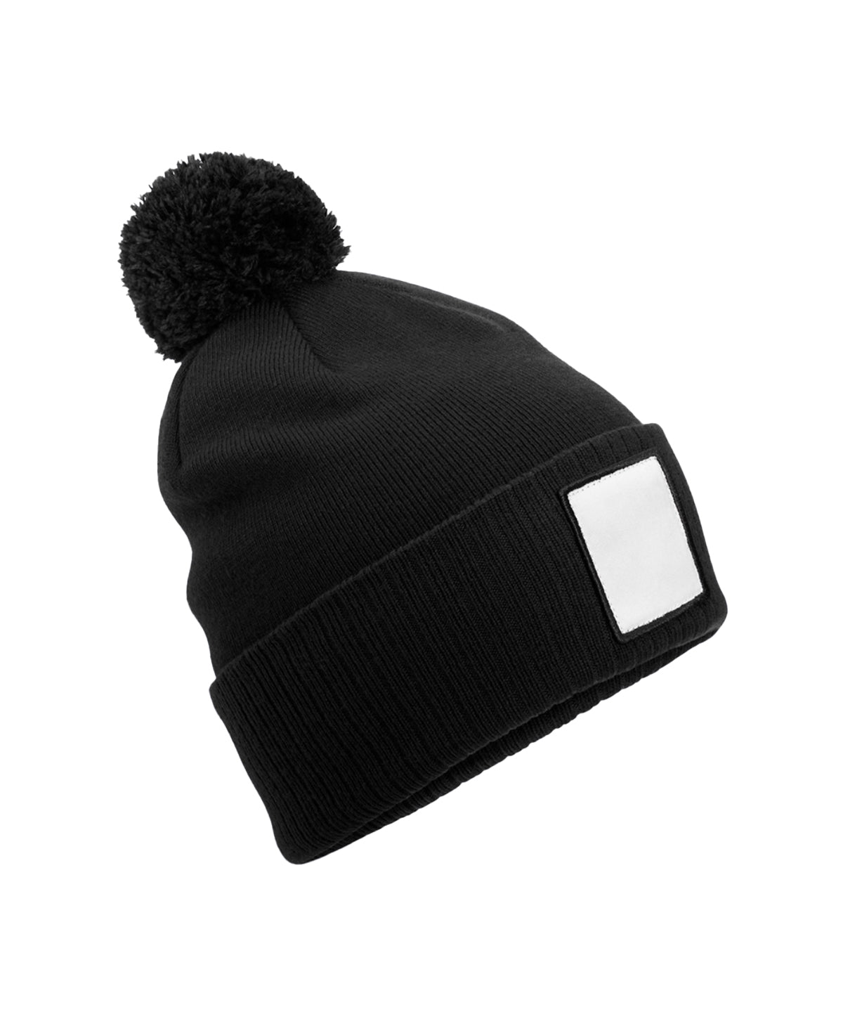Beechfield B338R Appliqu patch pom beanie - COOZO