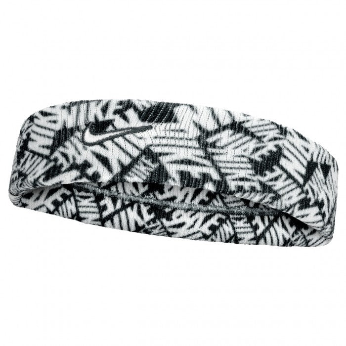 NIKE NKNIKE60 HEADBAND DRI-FIT SWOOSH CLASSIC PRINTED BLACK/WHITE - COOZO