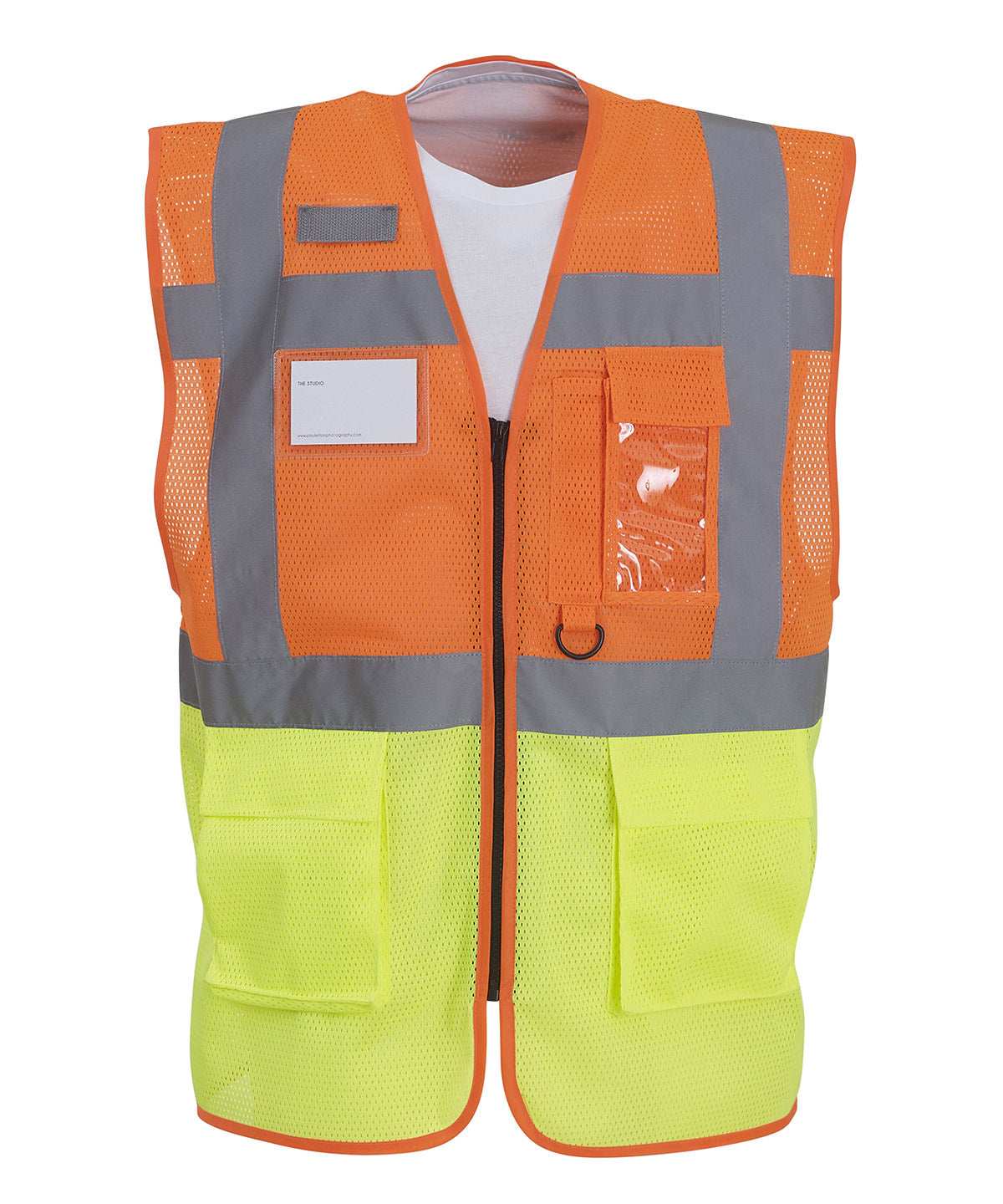 Yoko HVW820 Hi-Vis Top Cool Open Mesh Executive Waistcoat - COOZO