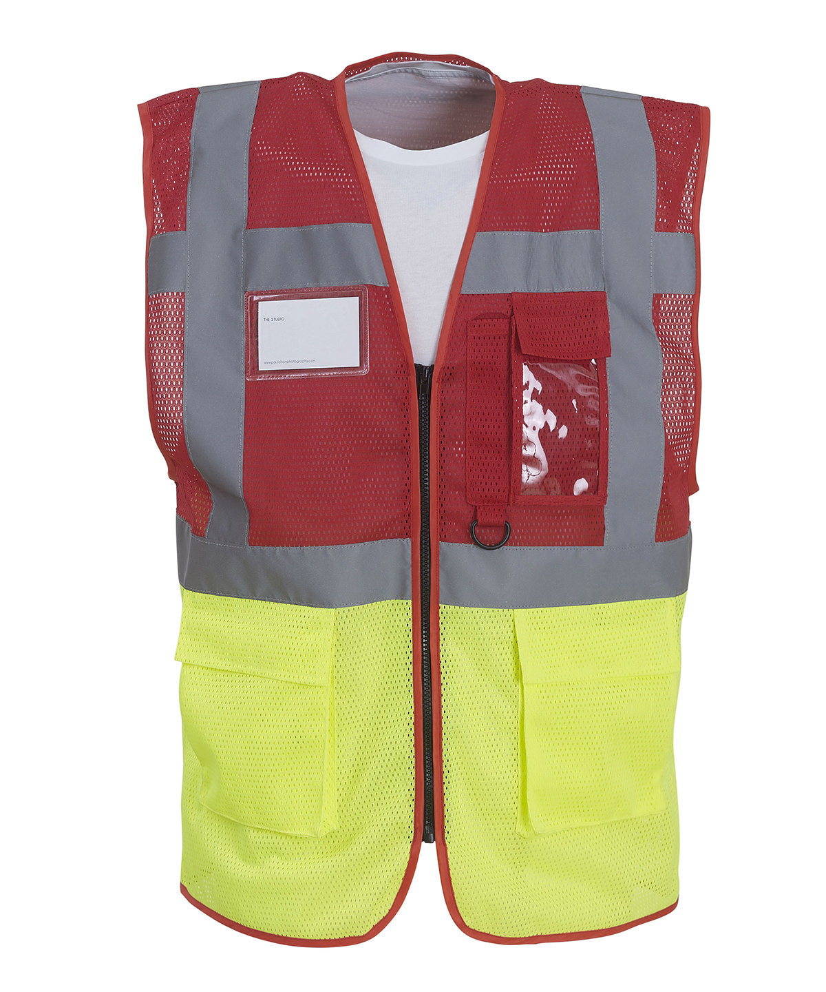 Yoko HVW820 Hi-Vis Top Cool Open Mesh Executive Waistcoat - COOZO