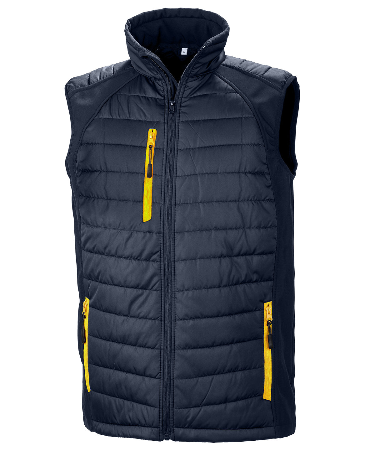 Result R238X Black Compass Pad Softshell Gilet - COOZO