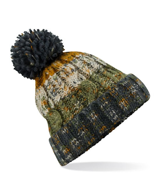 Beechfield B486 Corkscrew Pom Pom Beanie - COOZO