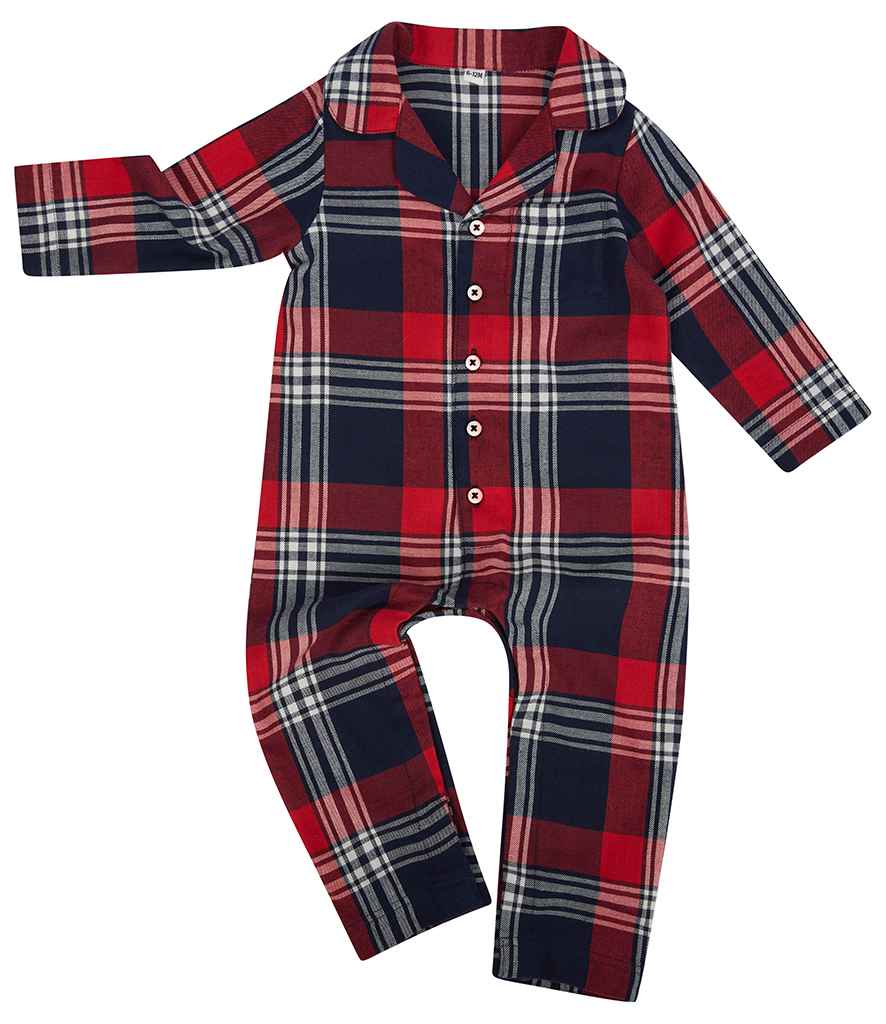 COOZO-LW74T Larkwood Baby/Toddler Tartan All In One (LW074)