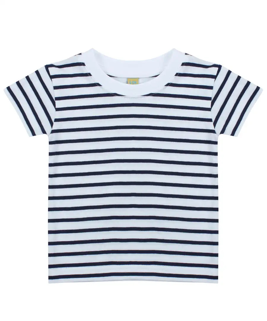 COOZO-Larkwood Baby/Toddler Striped Crew Neck T-Shirt (LW027)