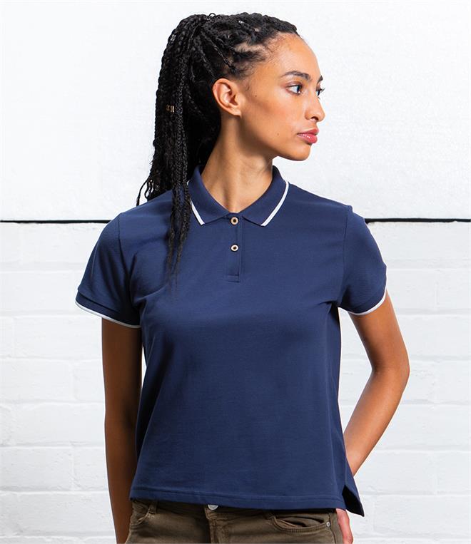 The Women's Tipped Polo - COOZO