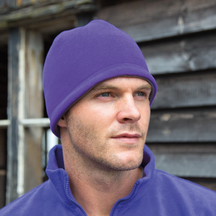 COOZO-Result Reversible fleece skull hat (R374X)