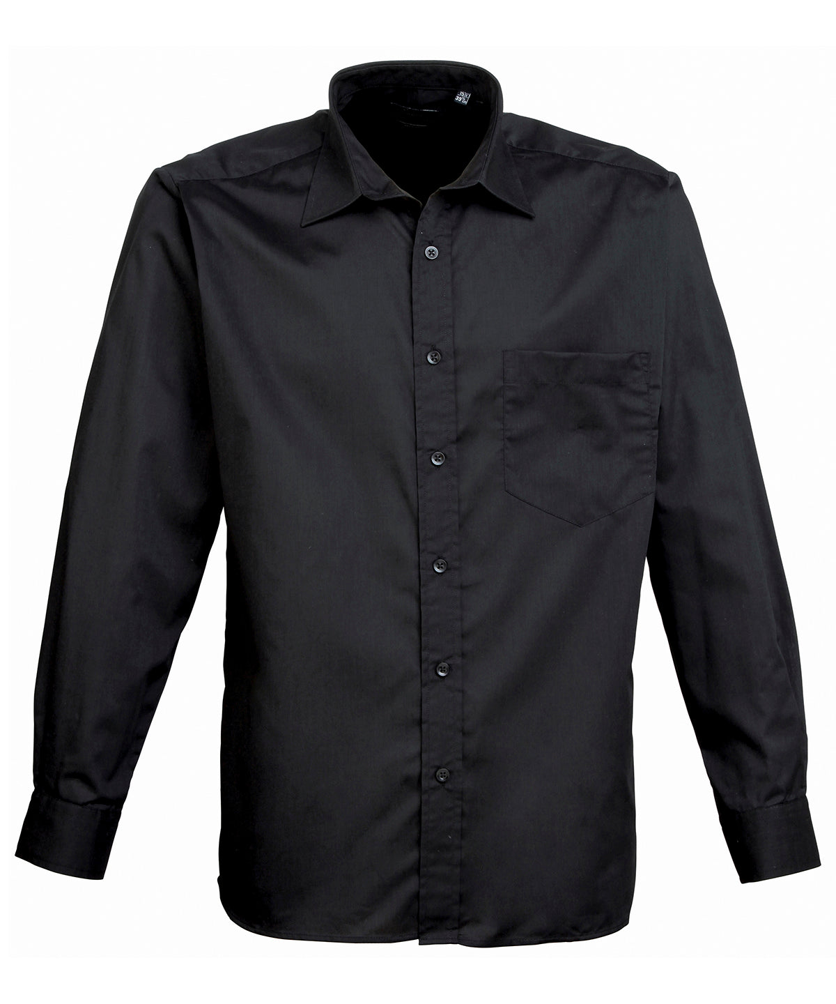 Premier Long Sleeve Poplin Shirt (PR200) Core Colors - COOZO