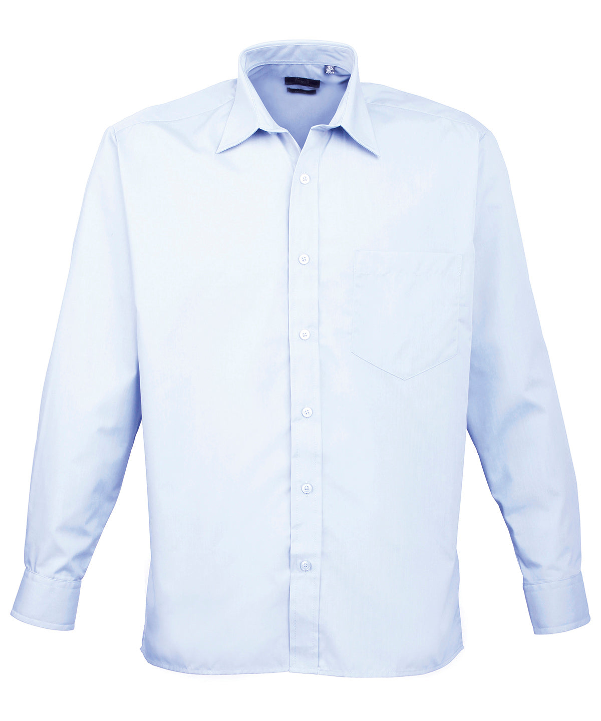 Premier Long Sleeve Poplin Shirt (PR200) Core Colors - COOZO