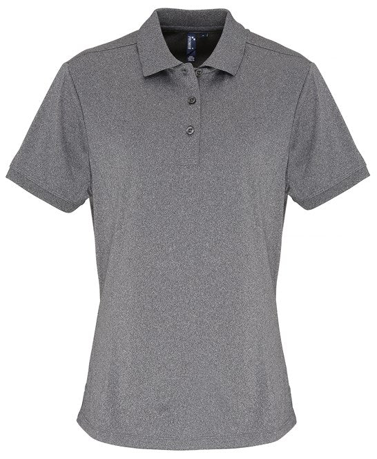 Premier Ladies Coolchecker Pique Polo Shirt Short Sleeve Quick Drying Polo PR616 - COOZO