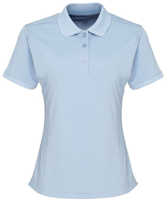 Premier Ladies Coolchecker Pique Polo Shirt Short Sleeve Quick Drying Polo PR616 - COOZO
