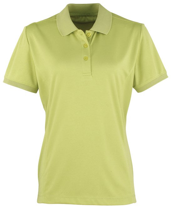 Premier Ladies Coolchecker Pique Polo Shirt Short Sleeve Quick Drying Polo PR616 - COOZO