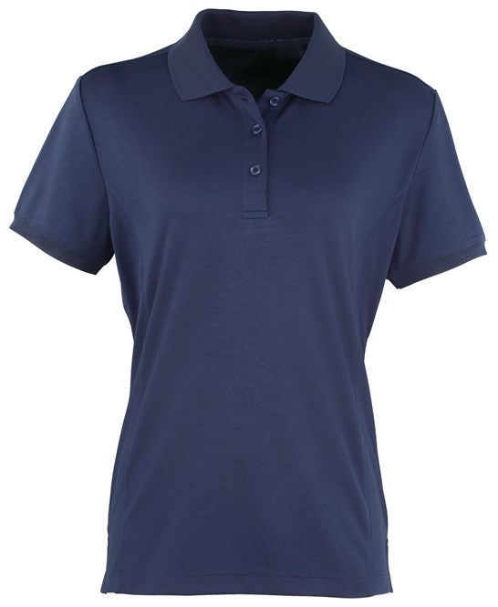 Premier Ladies Coolchecker Pique Polo Shirt Short Sleeve Quick Drying Polo PR616 - COOZO