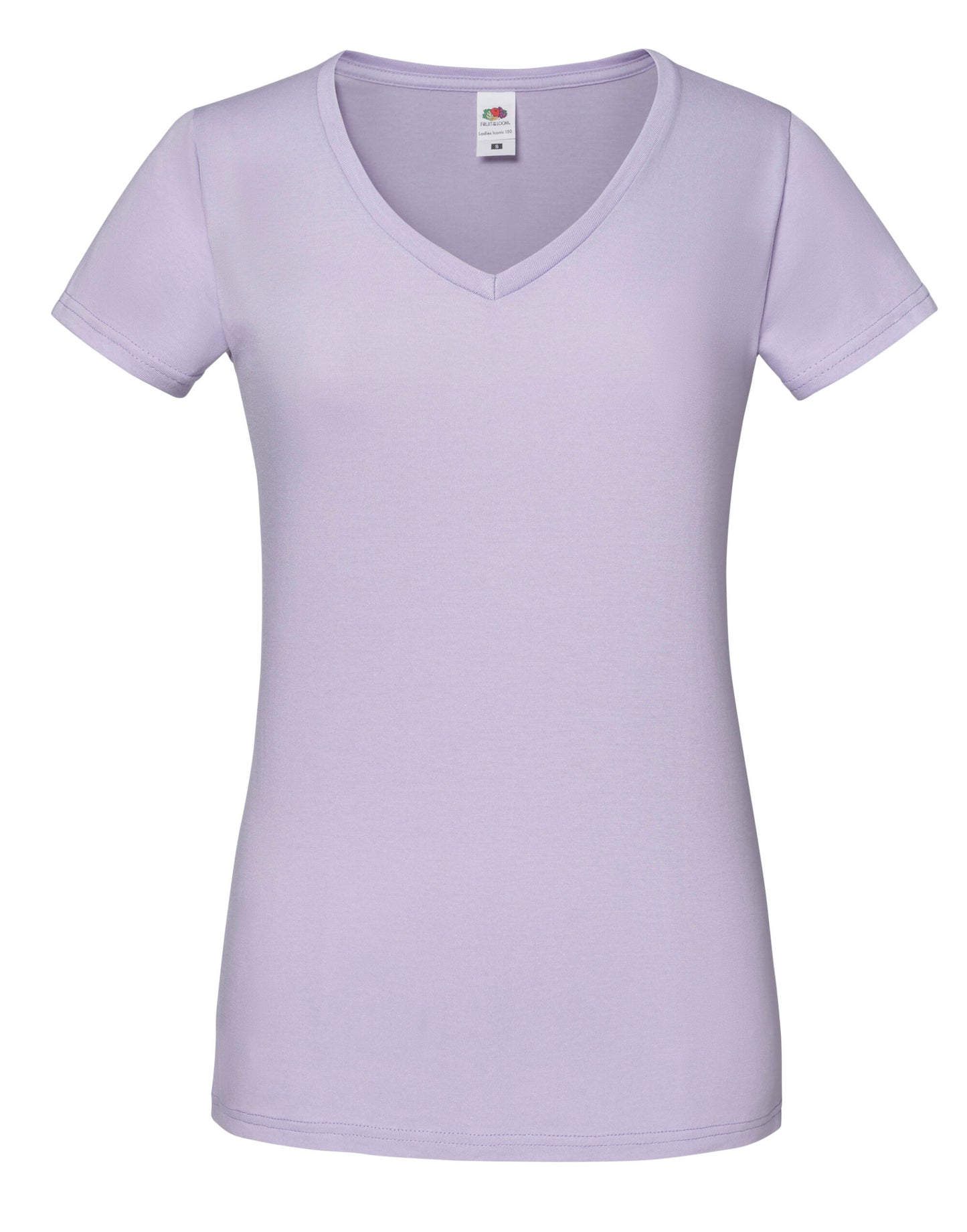 Fruit Of The Loom 61444 Ladies Iconic 150 V-Neck T-Shirt - COOZO