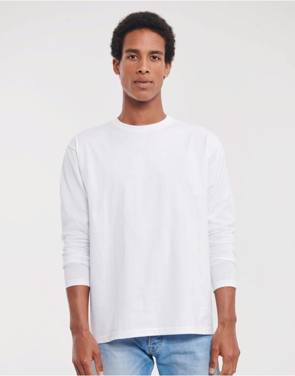 Russell 180L Classic Long Sleeve T-Shirt - COOZO