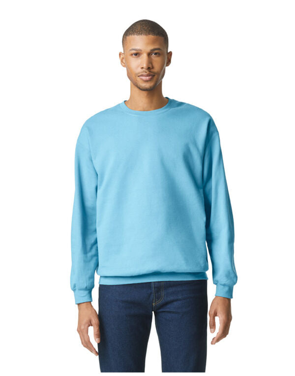 Gildan SF000 Softstyle Midweight Fleece Crewneck Sweatshirt - COOZO