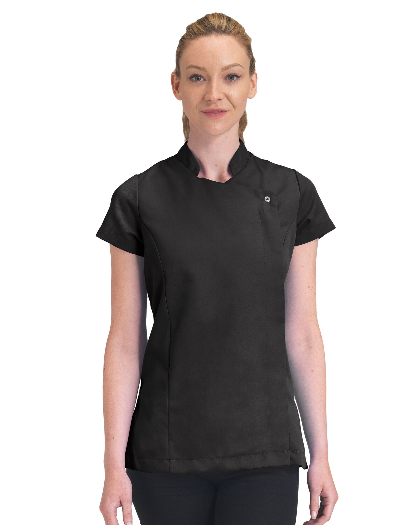 Dennys DA75 Beauty Tunic Asymmetric Zip Fastening - COOZO