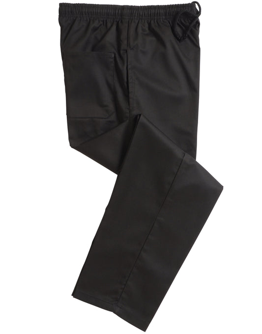 Dennys DC18B Elasticated Chef Trousers 195gsm Adult - COOZO