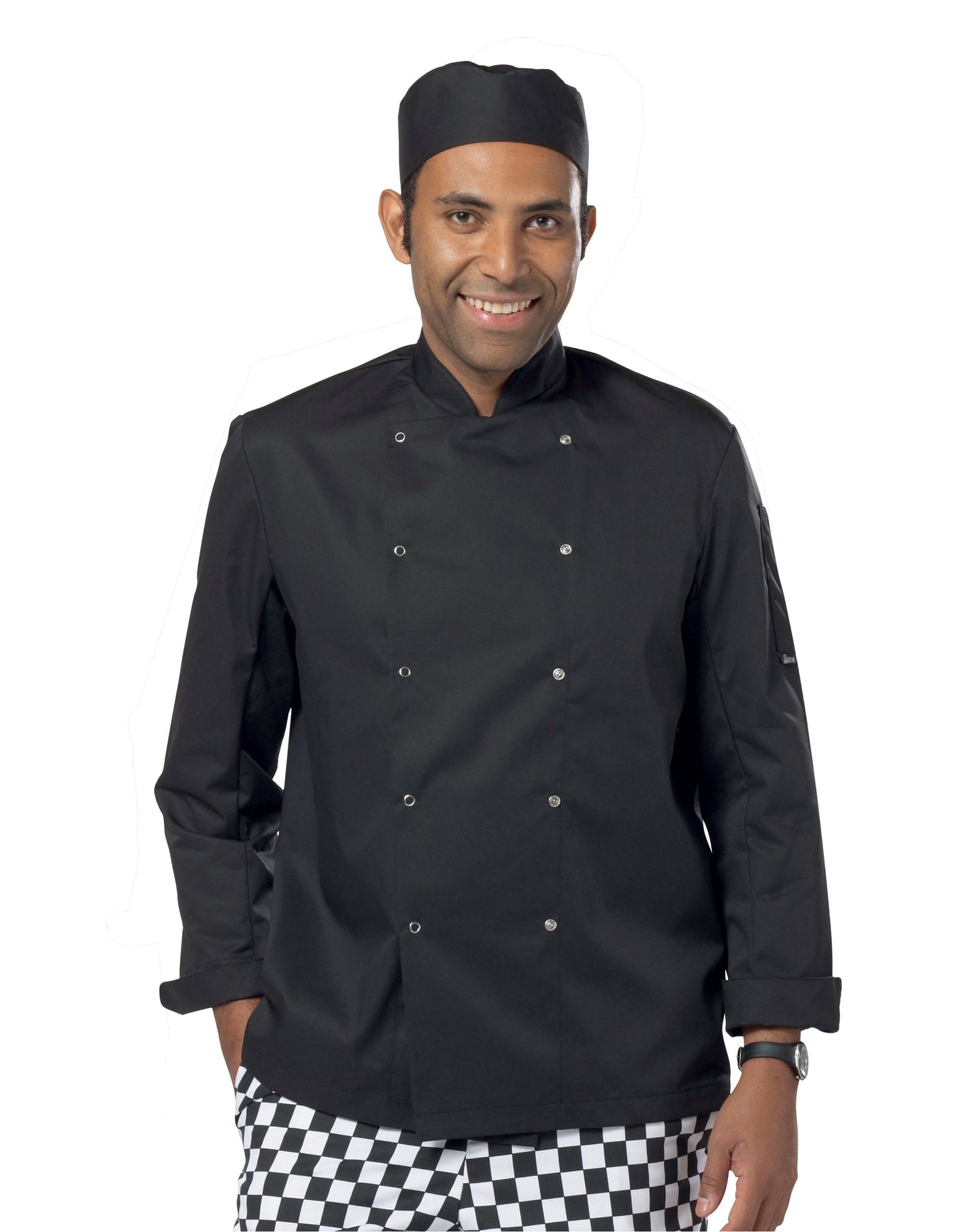 Dennys DD08C Long Sleeve Chef's Jacket - COOZO
