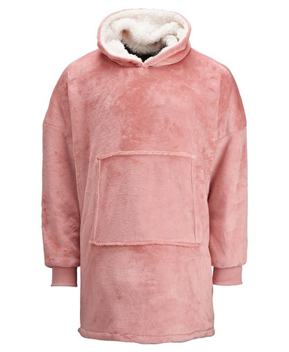 The Ribbon oversized cosy reversible sherpa hoodie - COOZO
