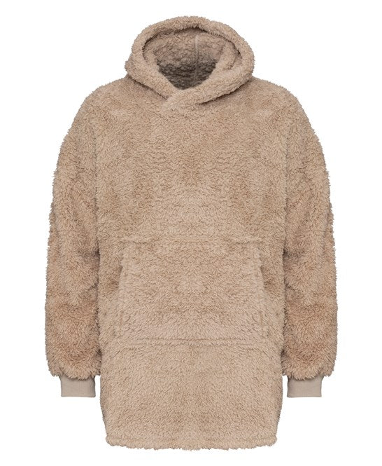 The Ribbon teddy bear fabric hoodie - COOZO