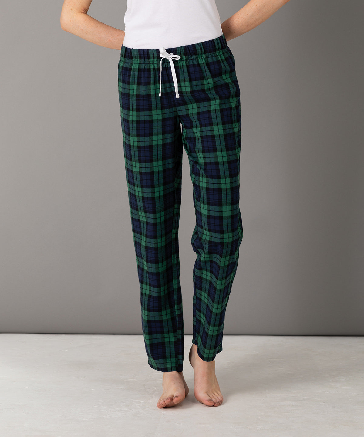 Ladies Tartan Lounge Pants - COOZO