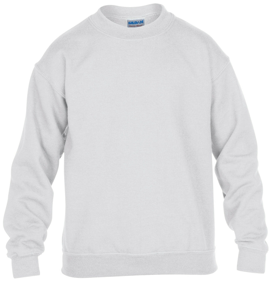 Gildan 18000B Kids Youth Heavy Blend Crew Neck Sweatshirt - COOZO