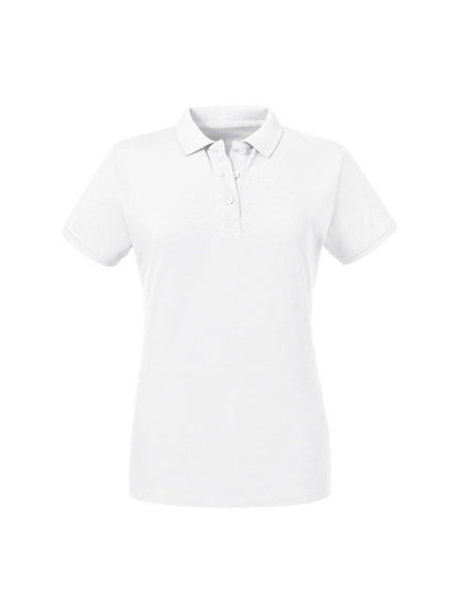 Russell 508F Ladies Pure Organic Cotton Polo Shirt - COOZO