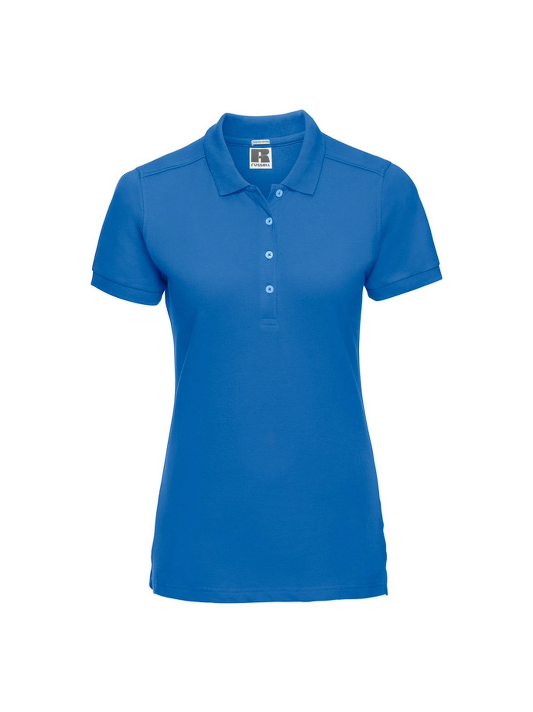 Russell 566F Ladies Stretch Cotton Polo Shirt - COOZO