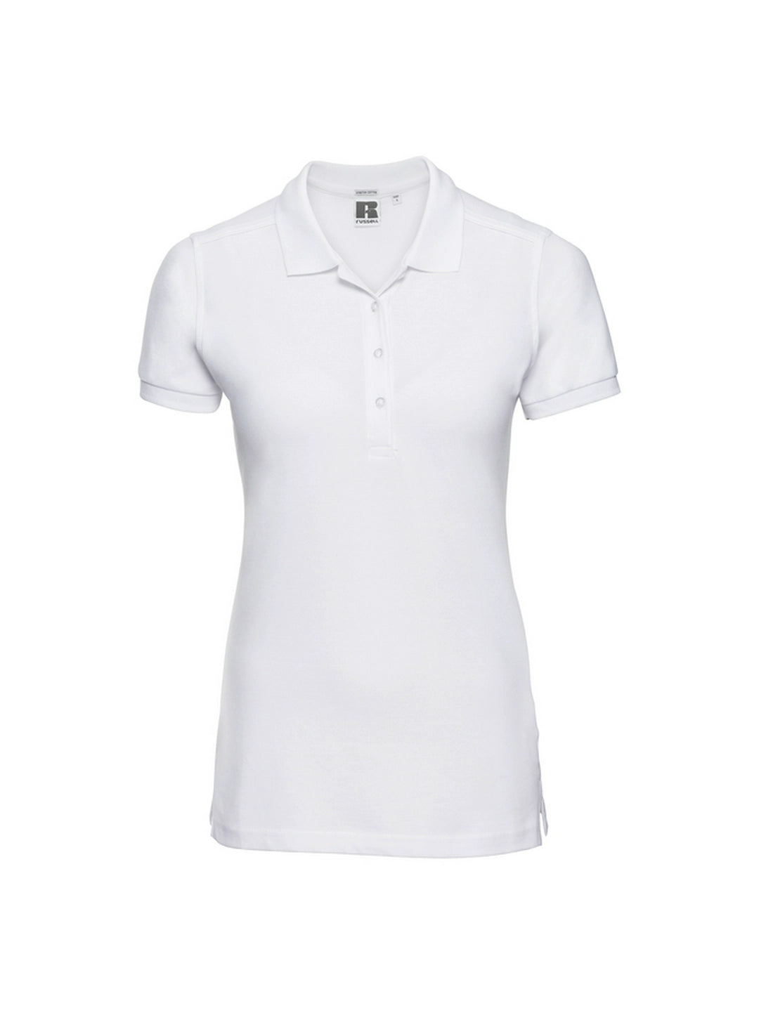 Russell 566F Ladies Stretch Cotton Polo Shirt - COOZO