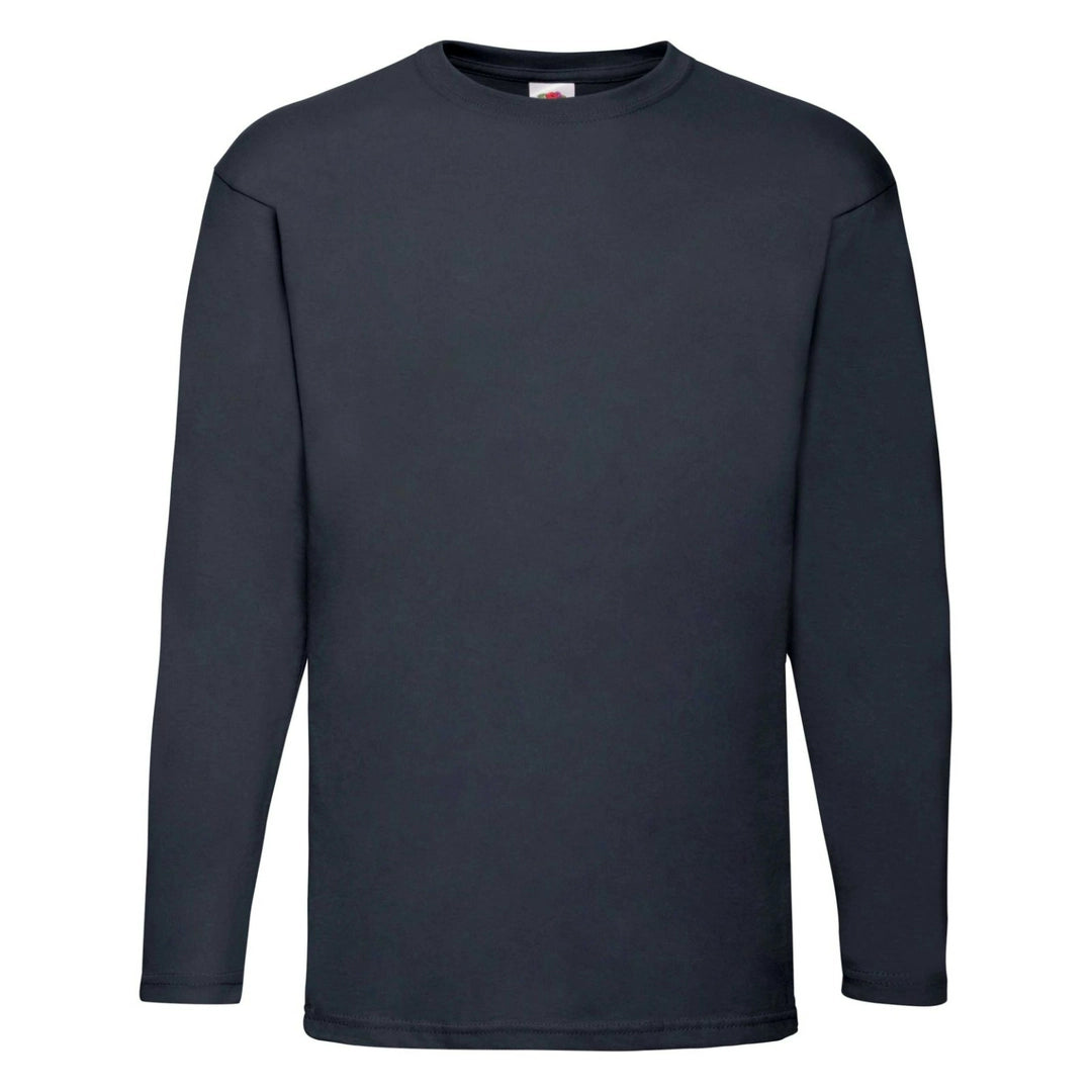 Fruit Of The Loom 61038 Adult Valueweight Long Sleeve T-Shirt - COOZO