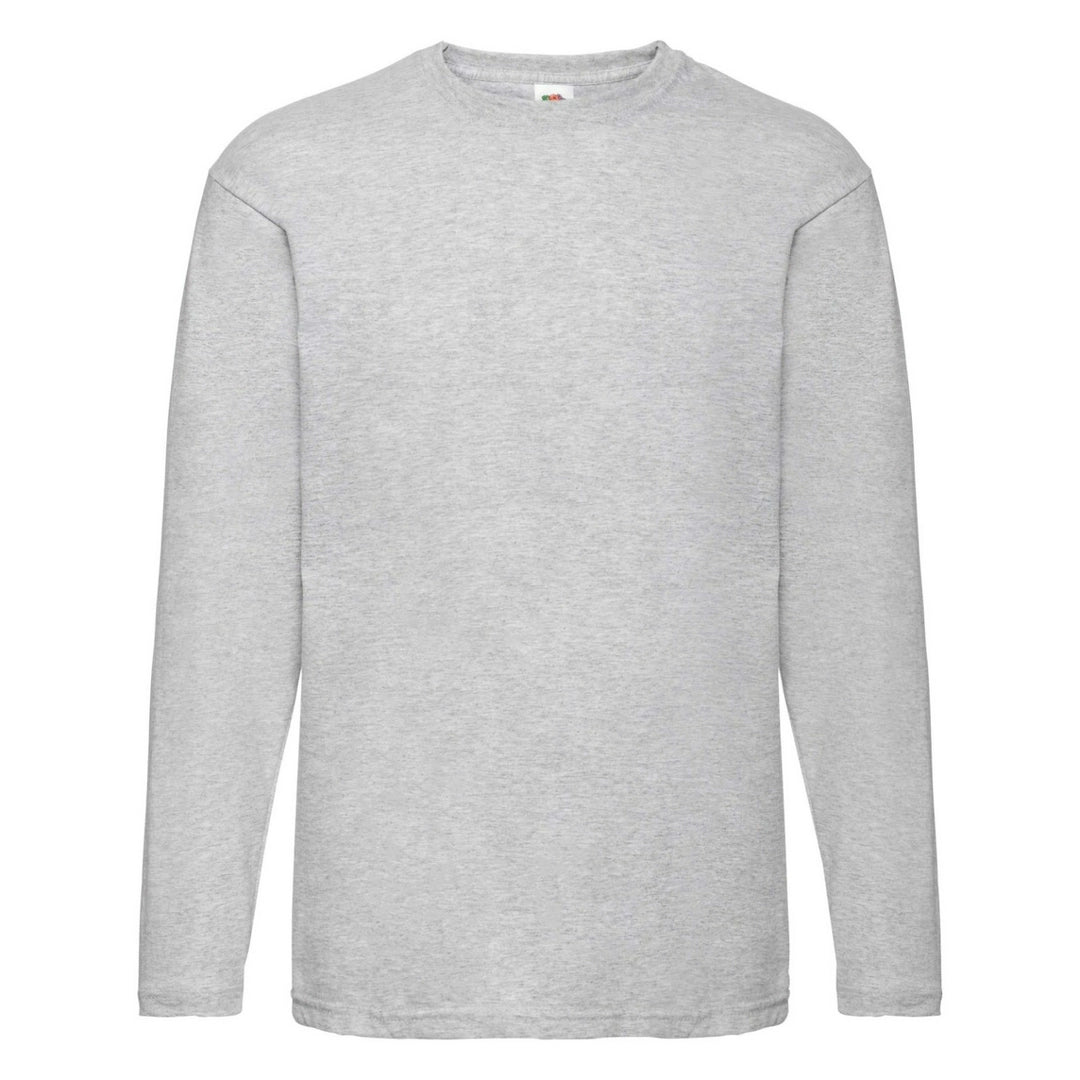 Fruit Of The Loom 61038 Adult Valueweight Long Sleeve T-Shirt - COOZO