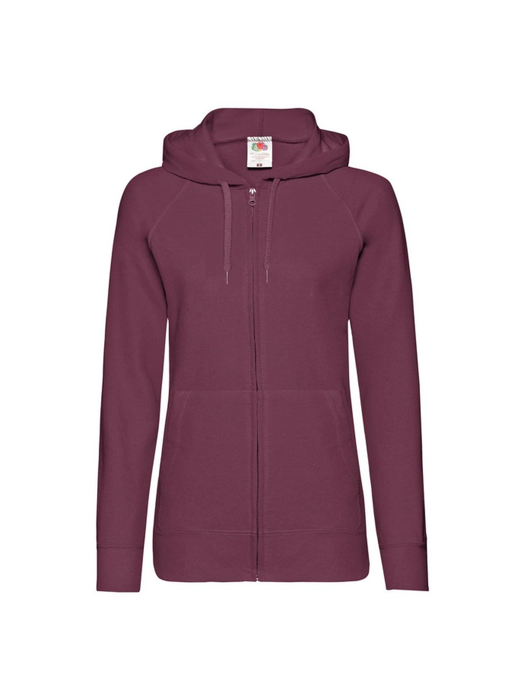 Fruit Of The Loom 62150 Ladies Lightweight Hooded Sweat Jacket - COOZO