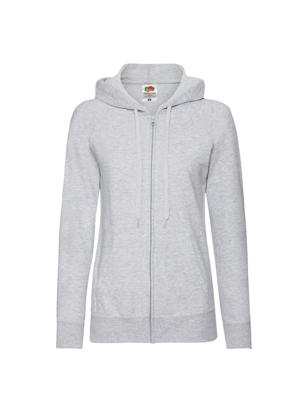 Fruit Of The Loom 62150 Ladies Lightweight Hooded Sweat Jacket - COOZO