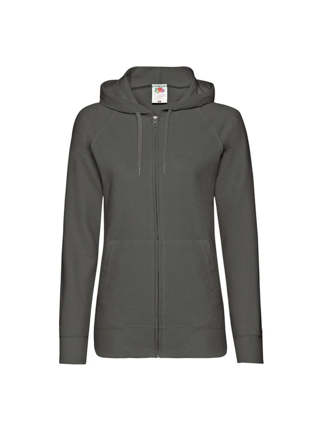 Fruit Of The Loom 62150 Ladies Lightweight Hooded Sweat Jacket - COOZO