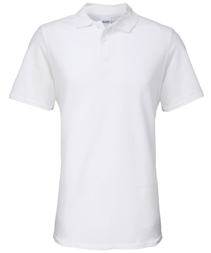 Gildan 64800 Adult Softstyle Ringspun Double Pique Cotton Polo Shirt - COOZO