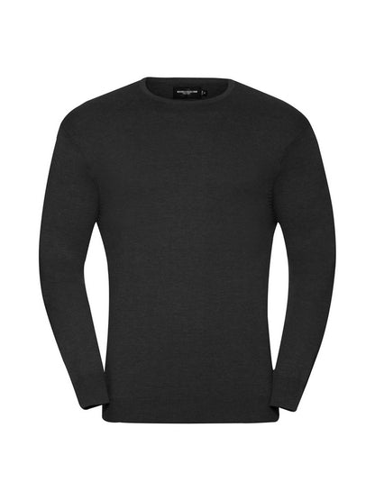 Russell Collection 717M Mens Crew Neck Knitted Pullover - COOZO